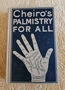 Cheiros Palmistry For All 1916 Hardcover 8th Ed. 1924 Putnam Sons Rare Antique - Picture 1 of 15