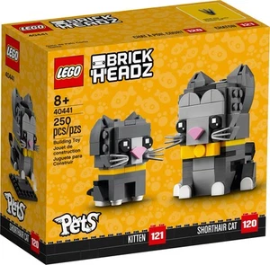 Lego Brickheadz 40480 Ginger Tabby 40441 Shorthair Cat Doppelpack - Bild 1 von 2
