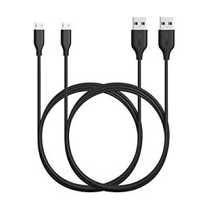 Anker [2-Pack] PowerLine Micro USB (6ft) - Durable Charging Cable for Samsung LG