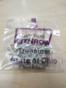 Mary Ellen Withrow US Treasurer Money Confetti Ohio Treasury Political Campaign - Picture 1 of 7