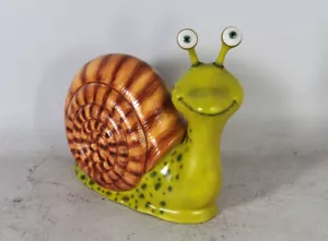 Comic Insect Cartoon Snail Male Garden Theme Prop Resin Decor Statue Display - Picture 1 of 6