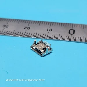 1 x USB Micro B Female 5 Pin 4 Leg SMD USB Connector Port Charging Socket DIY - Picture 1 of 13