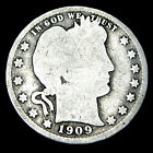 1909-O Barber Quarter Dollar Silver ?? NICE RARE COIN ?? #Q983