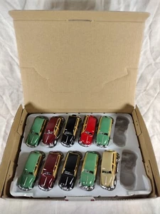 NEW - (10 lot) Kinsmart Ford Woody Wagon 1949 Die Cast Green Red Black Tan 1:64 - Picture 1 of 9
