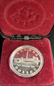 MONEDA CANADA DOLLAR 1984 - ELISABETH II - TORONTO - PLATA - Picture 1 of 4