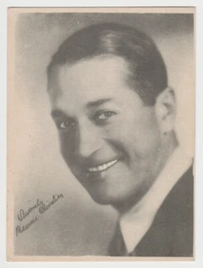 Grande carta da collezione Maurice Chevalier anni '20 Kashin film stelle W618 E5 - Foto 1 di 2