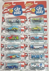 Johnny Lightning Cat In The Hat Complete Set Of (12) NEW/VHTF - Picture 1 of 13