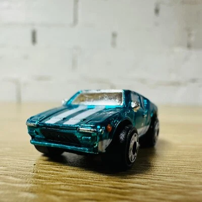 Micro Machines Detomaso Pantera Chrome Blue Green White Stripe Best of 88 Galoob - Image 1 of 4