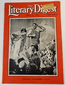 3 avril 1937 THE LITERARY DIGEST Magazine 
