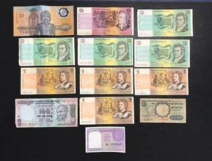 Bulk Stash of Australian Paper/Banknotes / Asst Signatures-Old Money - Picture 1 of 2