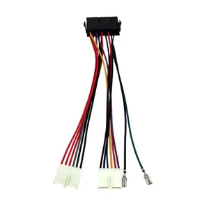 18AWG 20Pin ATX to 2X 6Pin AT PSU Converter Power Cable Cord for 286 386 486 586 - Picture 1 of 7