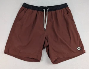 Pantaloncini corti Vuori Kore uomo XL rosso mattone foderati sportivi con coulisse - Foto 1 di 9