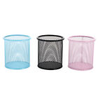 Desktop Stationery Storage Bucket Set Of 3 Iron Wire Mesh Pen Cup Pencil Holders