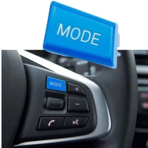 BLUE Steering Wheel Mode Switch Button Cover For BMW F20 F30 F10 F01 F11 F49 F15 - Picture 1 of 7