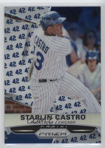 2015 Panini Prizm Jackie Robinson Prizm /42 Starlin Castro #139