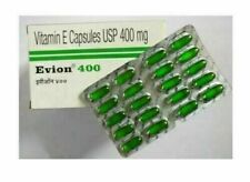20Capsules Vitamin E 400 mg Capsules For Face Hair Acne Nails EVION by MERCK