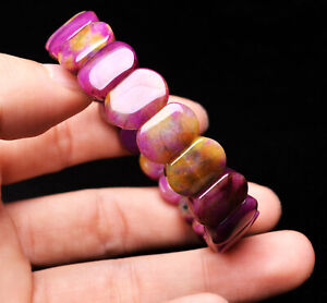 14*5.6*10mm  Natural Colorful Sugilite South Africa Gems Beads Bracelet AAA