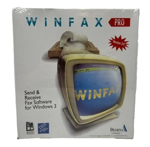 WinFax Pro Version 2.0 for Windows by Delrina New Sealed Vintage Software - Picture 1 of 10