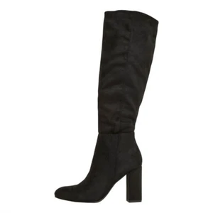 Truffle Collection Aquila Heeled Knee High Boots Size 8 Black RRP £80 Brand New - Picture 1 of 4