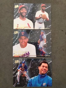 Lot (3) 1993 Fleer Ultra "Top Glove" Ozzie Smith Pudge Rodriguez Roberto Alomar - Picture 1 of 1