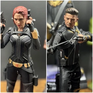 Hot Toys Endgame Hawkeye Ronin Scale Deluxe MMS532. Hot Toys Black Widow MMS603 - Bild 1 von 5
