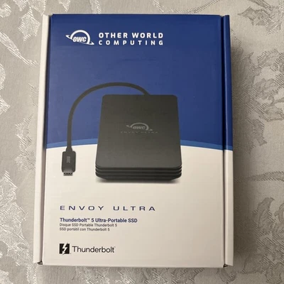 OWC envoy ultra Thunderbolt 5 4TB Portable NVMe SSD External Drive - Image 1 of 3