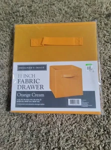 Designer Image - 11" Fabric Door - Orange Cream - NIB - Picture 1 of 1