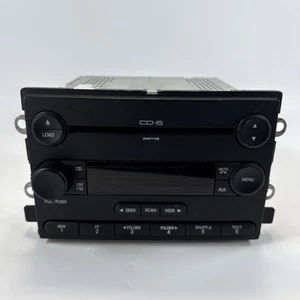 Ford OEM single CD am/fm RADIO Freestyle F150 Explorer Fusion Montego 04-10 6F9T - Picture 1 of 7