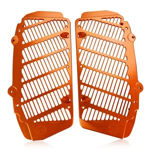 BULLET PROOF DESIGNS KTM/HUSQVARNA/GASGAS RADIATOR GUARDS 17-23 ORANGE - Picture 1 of 1