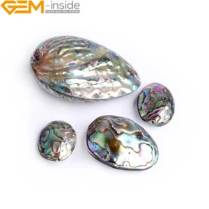 Natural Abalone Shell Beads Gemstone Loose Beads For Jewelry Making 6 Pcs - Picture 1 of 33