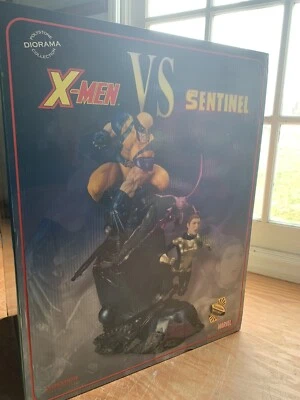 Estatua exclusiva de Sideshow X-men vs Sentinel Wolverine and Shadowcat #871/875 Foto 1 de 4