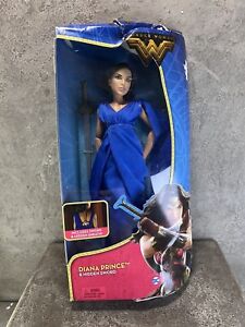 DC Comics Wonder Woman Diana Prince & Hidden Sword Blue Dress 12" Box Damage