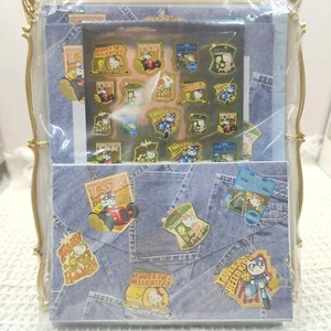 Hello Kitty x Tweety Letter Envelopes Stickers Set Denim Design Limited 2002RARE - Picture 1 of 13