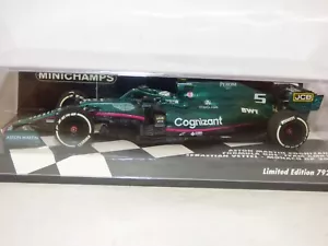Minichamps Aston Martin Cognizant F1 Team AMR21 S. Vettle Monaco GP 2021 - Picture 1 of 2