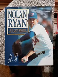 NOLAN RYAN: THE AUTHORIZED PICTORIAL History Signed Hardcover Book COA - Bild 1 von 14