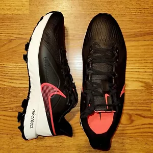 Nike Golf React Infinity Pro Golfschuhe schwarz purpurrot Herren Größe 8,5 SCHNELLER VERSAND NEU - Bild 1 von 7