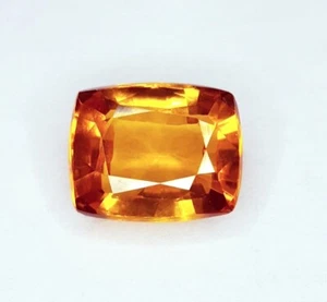 Natural Orange Sapphire Padparadscha 6.77 Ct Loose Certified Gemstone Sapphire - Picture 1 of 10