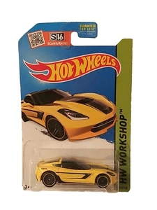 Hot Wheels 2014 Corvette Stingray gelb 233/250 HW Workshop 2013 - Bild 1 von 3