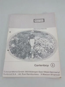 Betriebsanleitung / Handbuch Gutbrod Rasenmäher Gartenboy - Bild 1 von 1