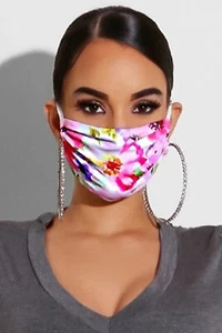 Máscara facial mezcla de algodón reutilizable para proteger boca y nariz - Imagen 1 de 2
