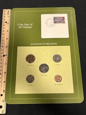 1983 The Franklin Mint Coin Sets of All Nations Kingdom of Belgium Set 92424 - Image 1 of 2