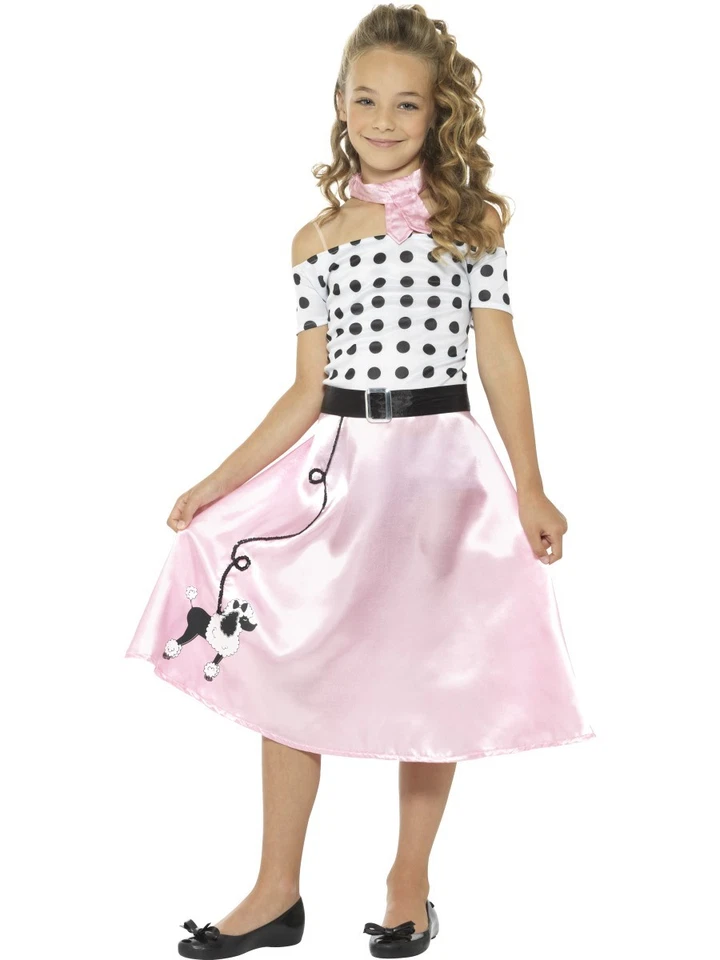 Smiffys 50S Poodle Girl Costume. 24668L
