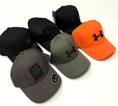 Under Armour Oakley LOTE 6 UA Gorra Sombrero Exhibición Devoluciones NUEVO SIN ETIQUETAS SI Tincan Blitzing Foto 1 de 4
