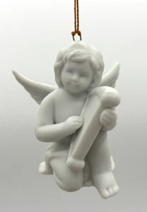 Rosenthal Ángel Clásico con Arpa Estatuilla Adorno Bisque Porcelana Blanco 2.75" - Imagen 1 de 13