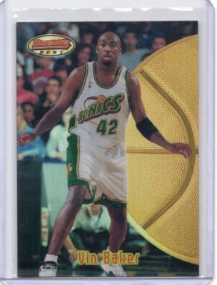 1997-98 Bowman's Best Vin Baker Refractor #35 SP NM+ - Image 1 of 2