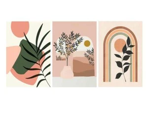 Paint By Numbers DIY Painting Kit 20 x 30 Framed ABSTRACT ARCH PLANT BUNDLE Art - Bild 1 von 9
