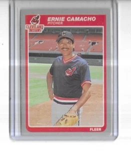 1985 Fleer #442 Ernie Camacho Cleveland Indians - Picture 1 of 2