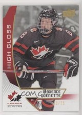 2019 Upper Deck Team Canada Juniors High Gloss 10/25 Maxence Guenette #18
