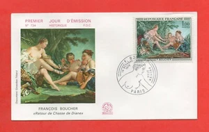 FDC 1970 - Return Hunting Of Diane Par Francois Boucher (1401) - Picture 1 of 1