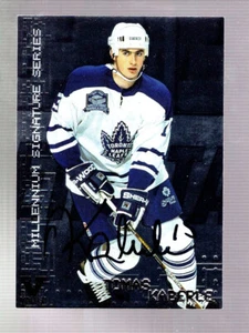 1999-00 BAP Millennium Tomas Kaberle Vault Auto #230 Maple Leafs - Picture 1 of 2
